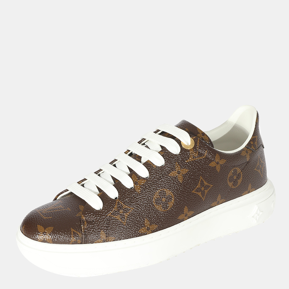 

Louis Vuitton Wmns Monogram Time Out Sneaker EU, Brown