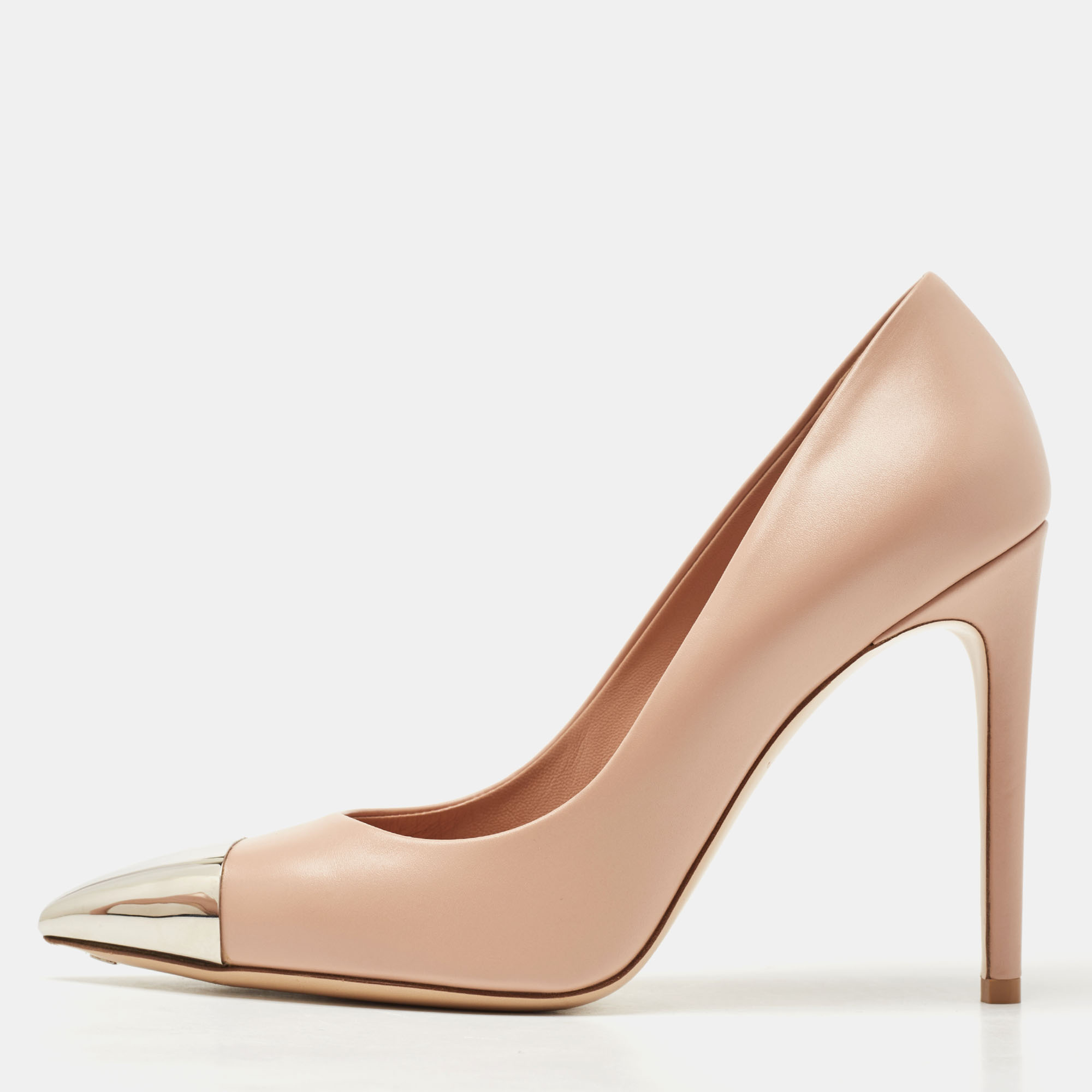 مملوكة مسبقًا Louis Vuitton Pink Leather Urban Twist Pumps Size 38.5