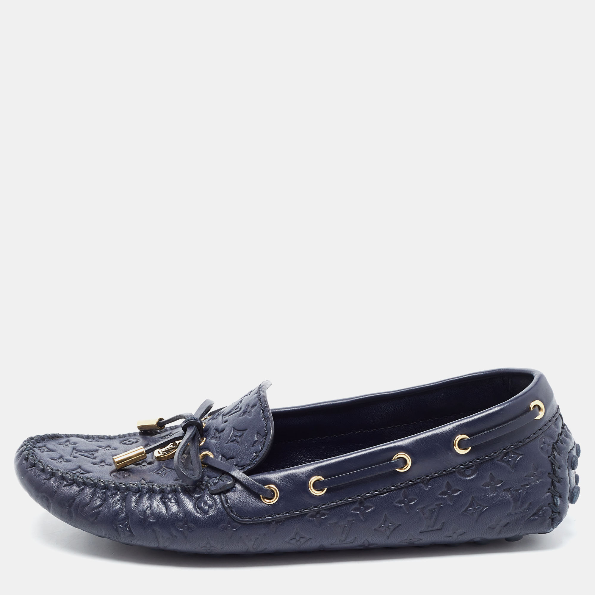 Louis Vuitton Gloria Flat Loafer Blue For Women LV in 2023