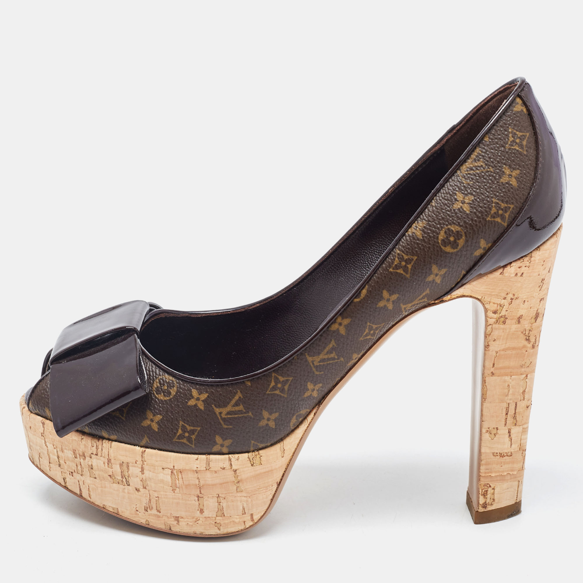 LOUIS VUITTON High Heels LV Love Logo Shoes Peep Toe Pumps - Chelsea  Vintage Couture
