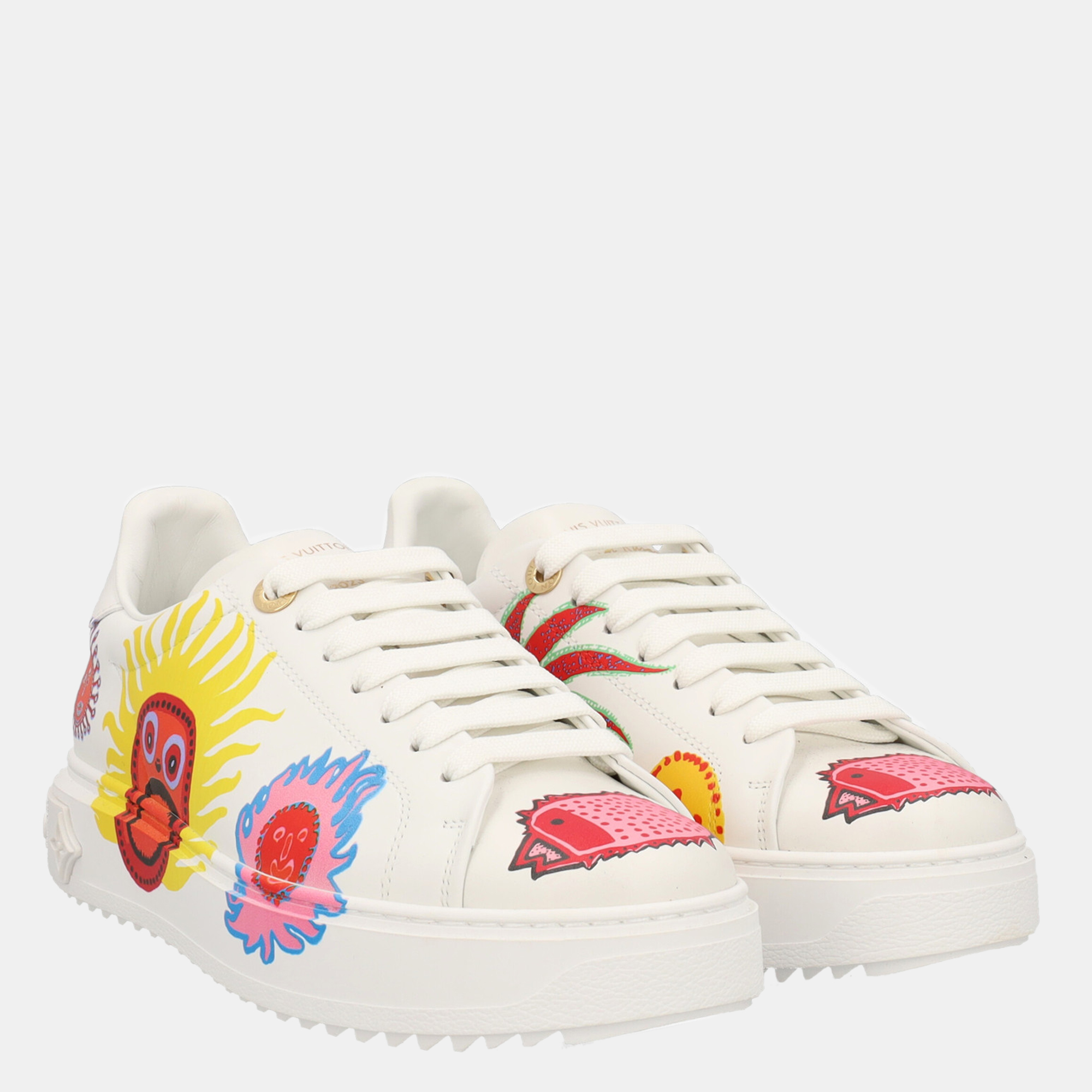 

Louis Vuitton Women's Leather Sneakers - Multicolor - EU