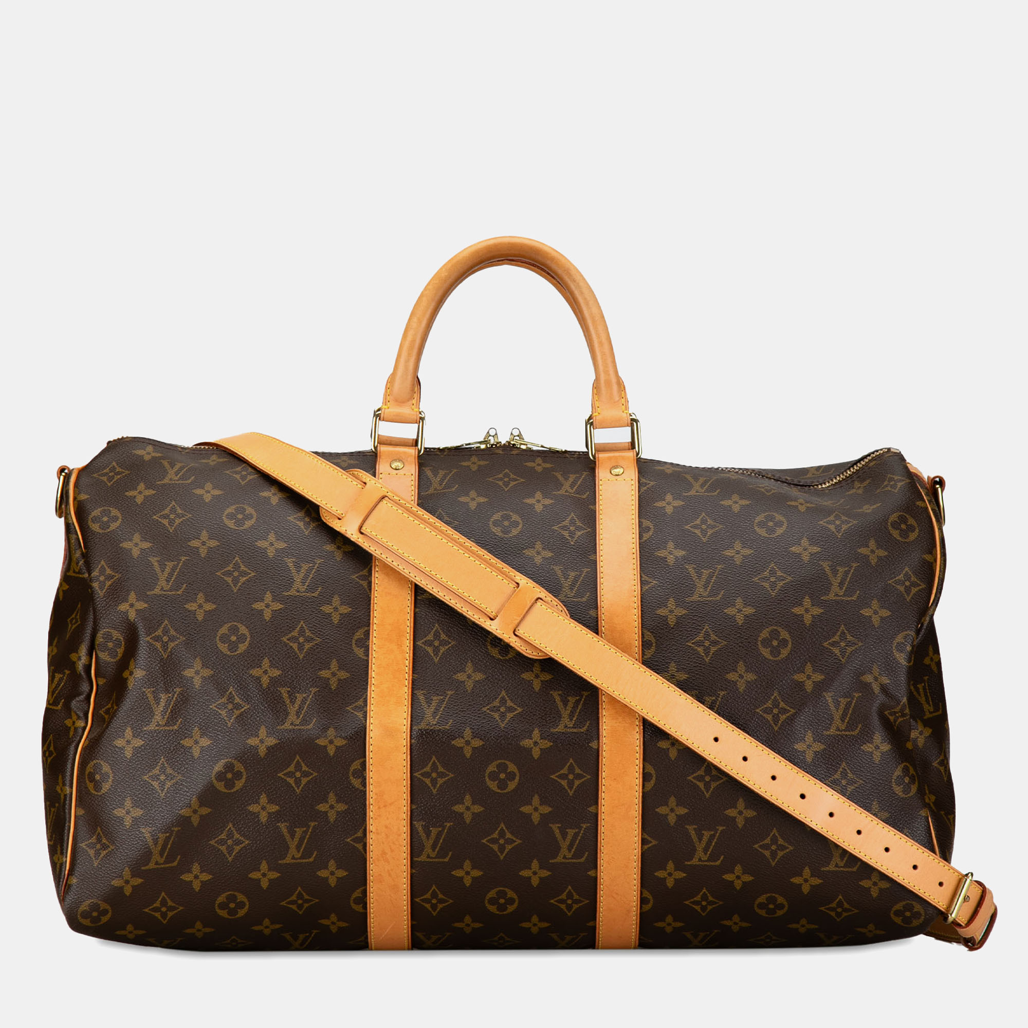 

Louis Vuitton Monogram Keepall Bandouliere 50, Brown