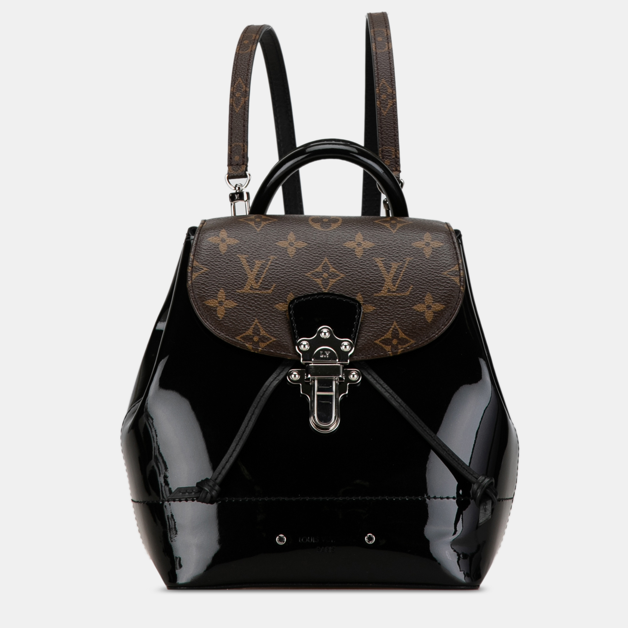 

Louis Vuitton Monogram Vernis Hot Springs Bag, Black