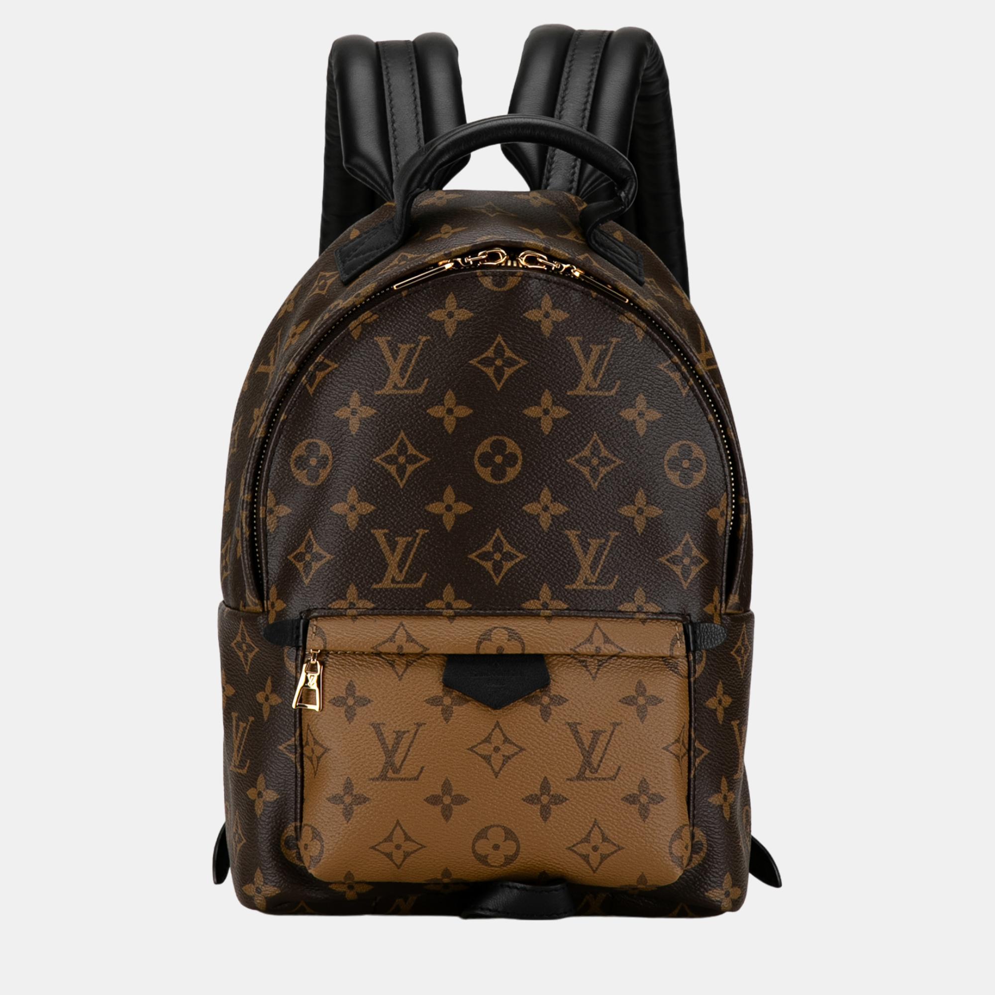 

Louis Vuitton Brown Monogram Reverse Palm Springs PM