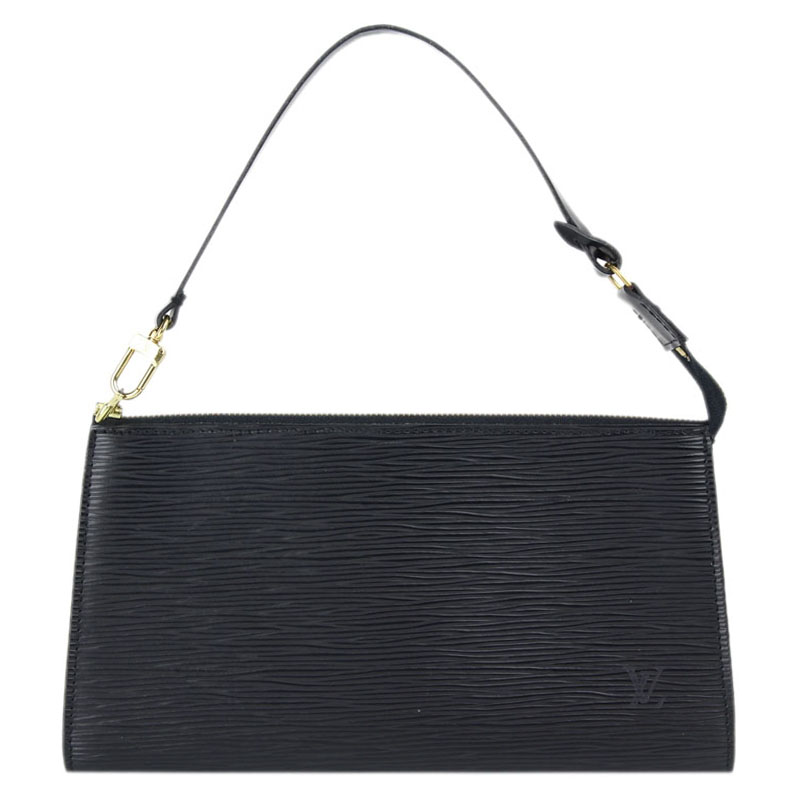 Louis Vuitton Noir Epi Leather Pochette Accessoires 24 Louis Vuitton