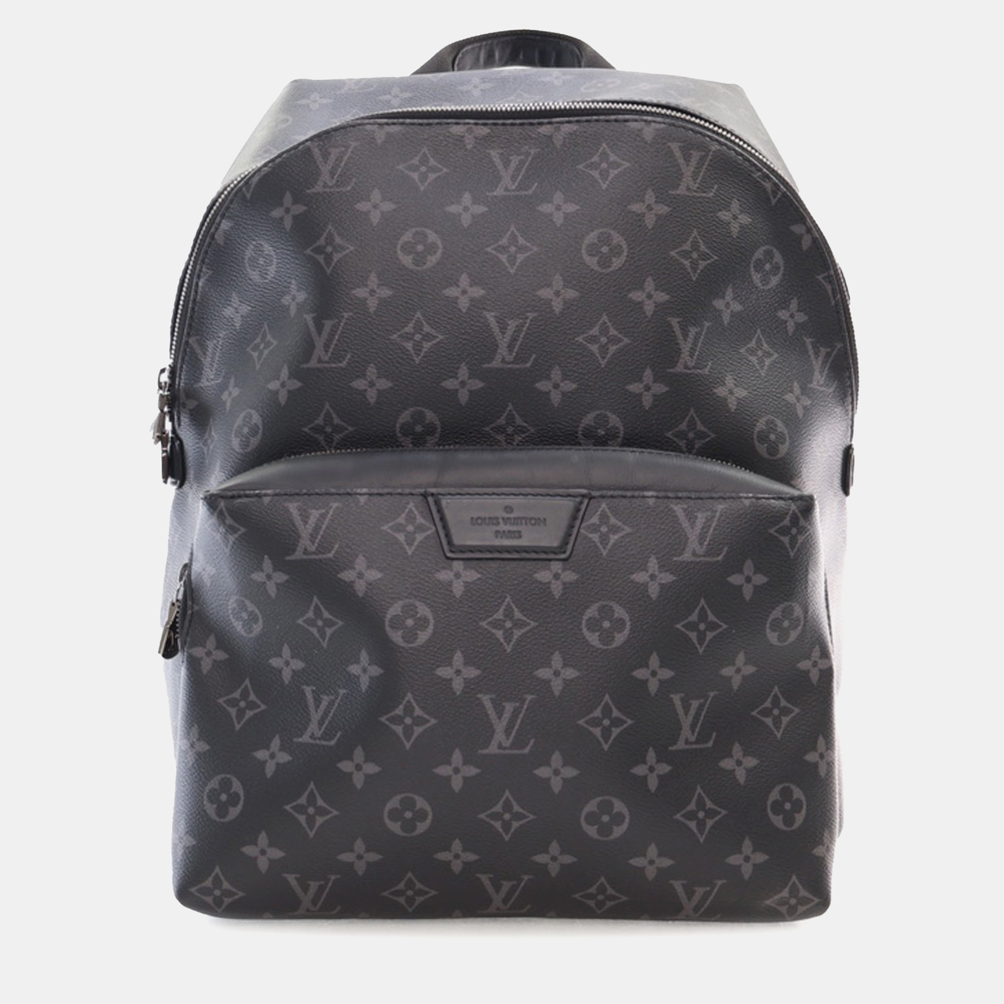 

Louis Vuitton Monogram Eclipse Canvas Discovery Backpack, Black