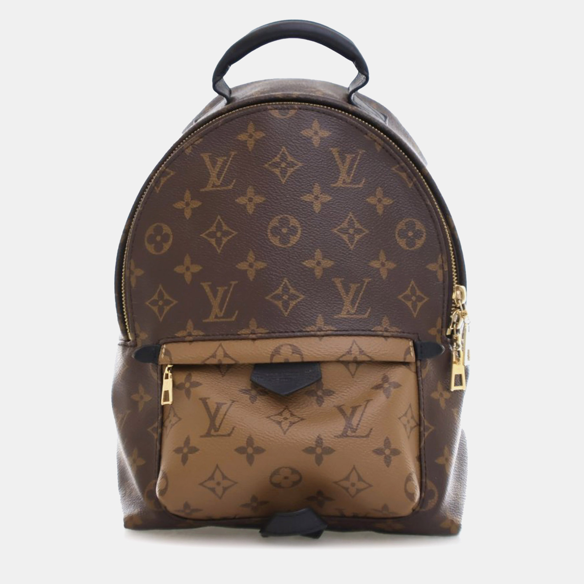 

Louis Vuitton Monogram Reverse Palm Springs PM Backpack, Brown