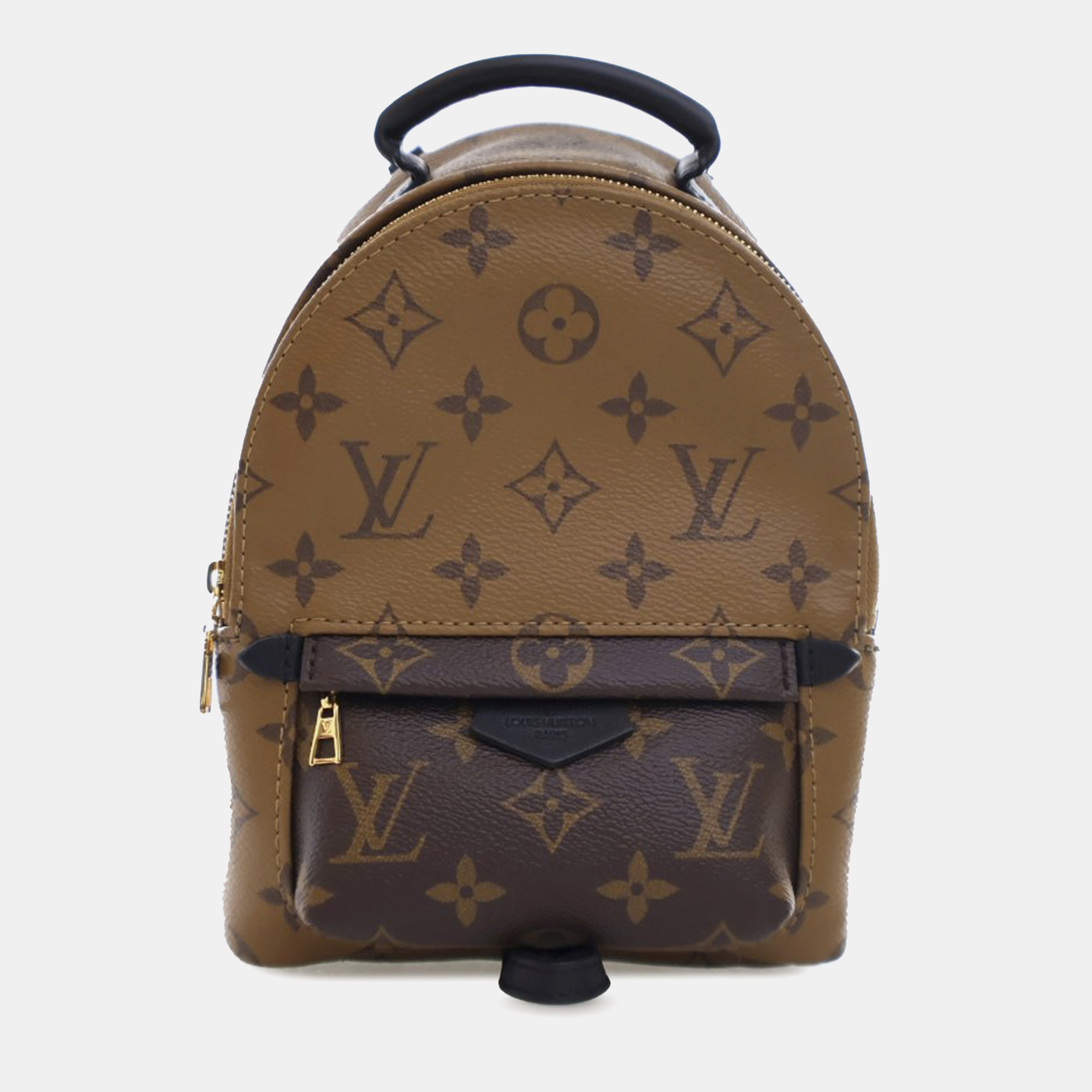 

Louis Vuitton Brown Canvas Monogram Reverse Mini Palm Springs Bag