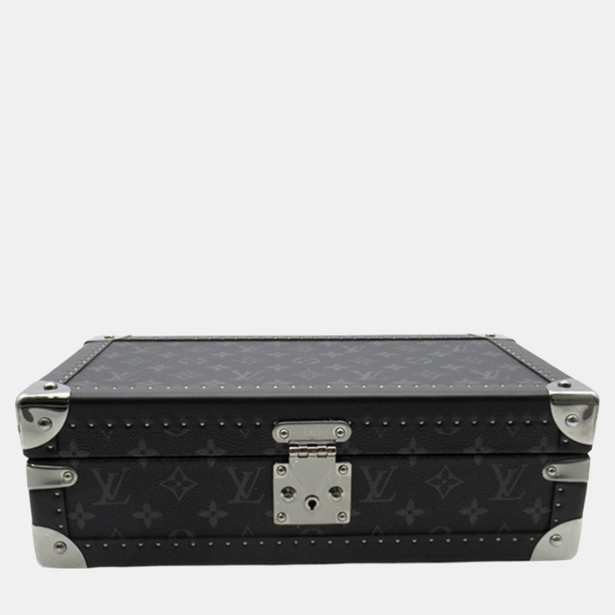 

Louis Vuitton Black Monogram Eclipse Coffret 8 Montres