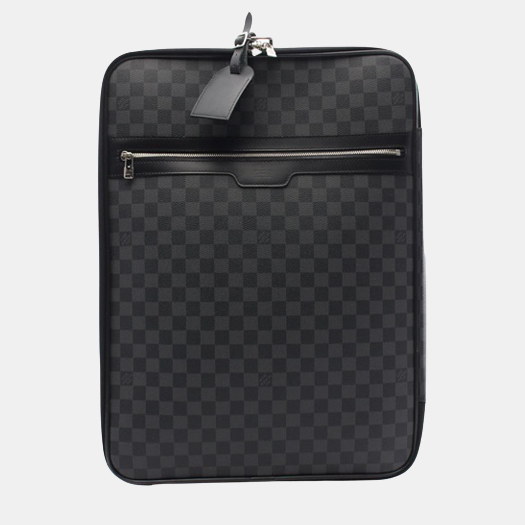 

Louis Vuitton Black Damier Graphite Pegase 55