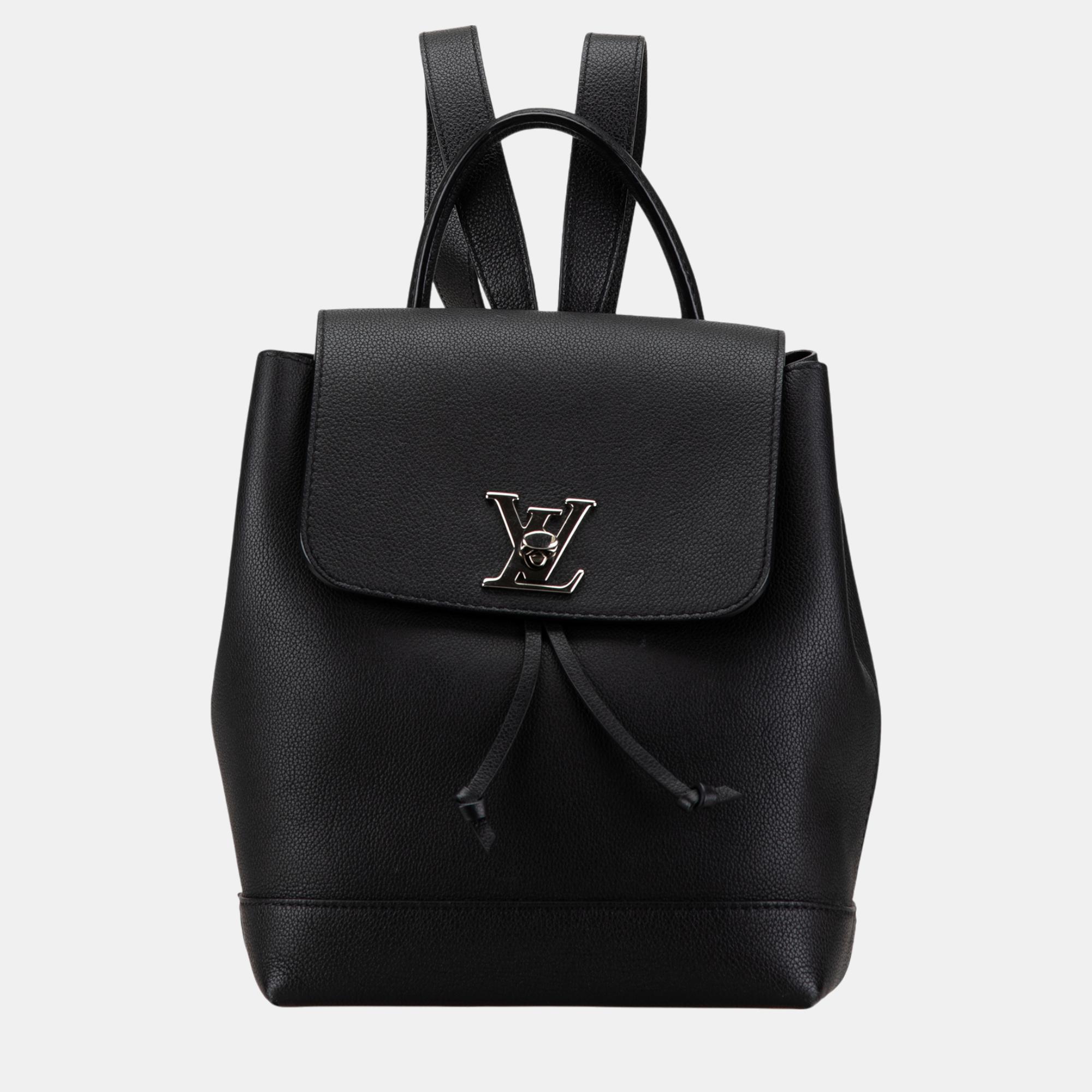 

Louis Vuitton LockMe Backpack, Black