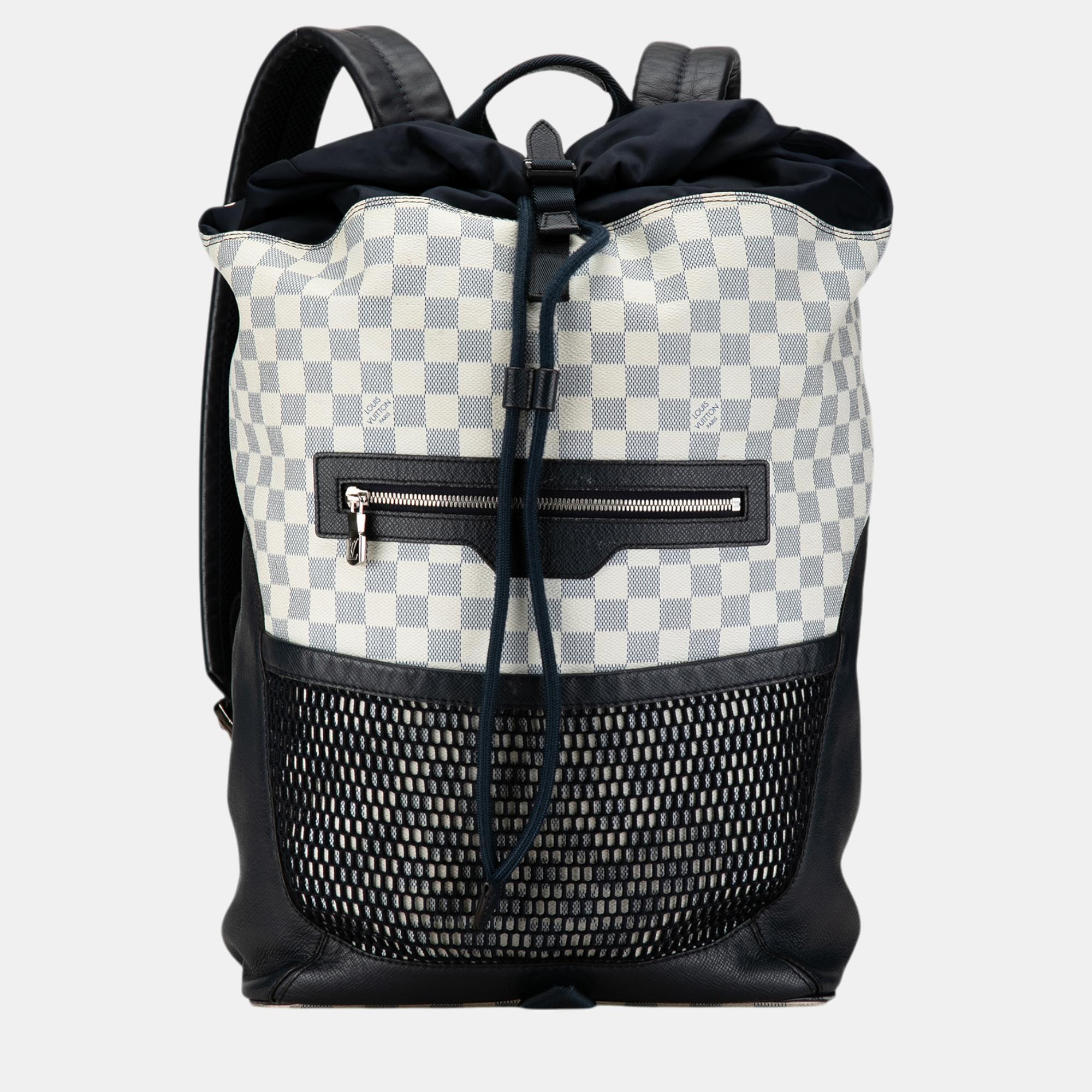 

Louis Vuitton White/Black Damier Azur Coastline Matchpoint