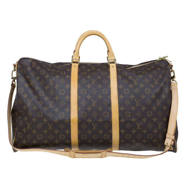 Pre Owned Louis Vuitton Monogram Canvas Keepall Bandouliere 60