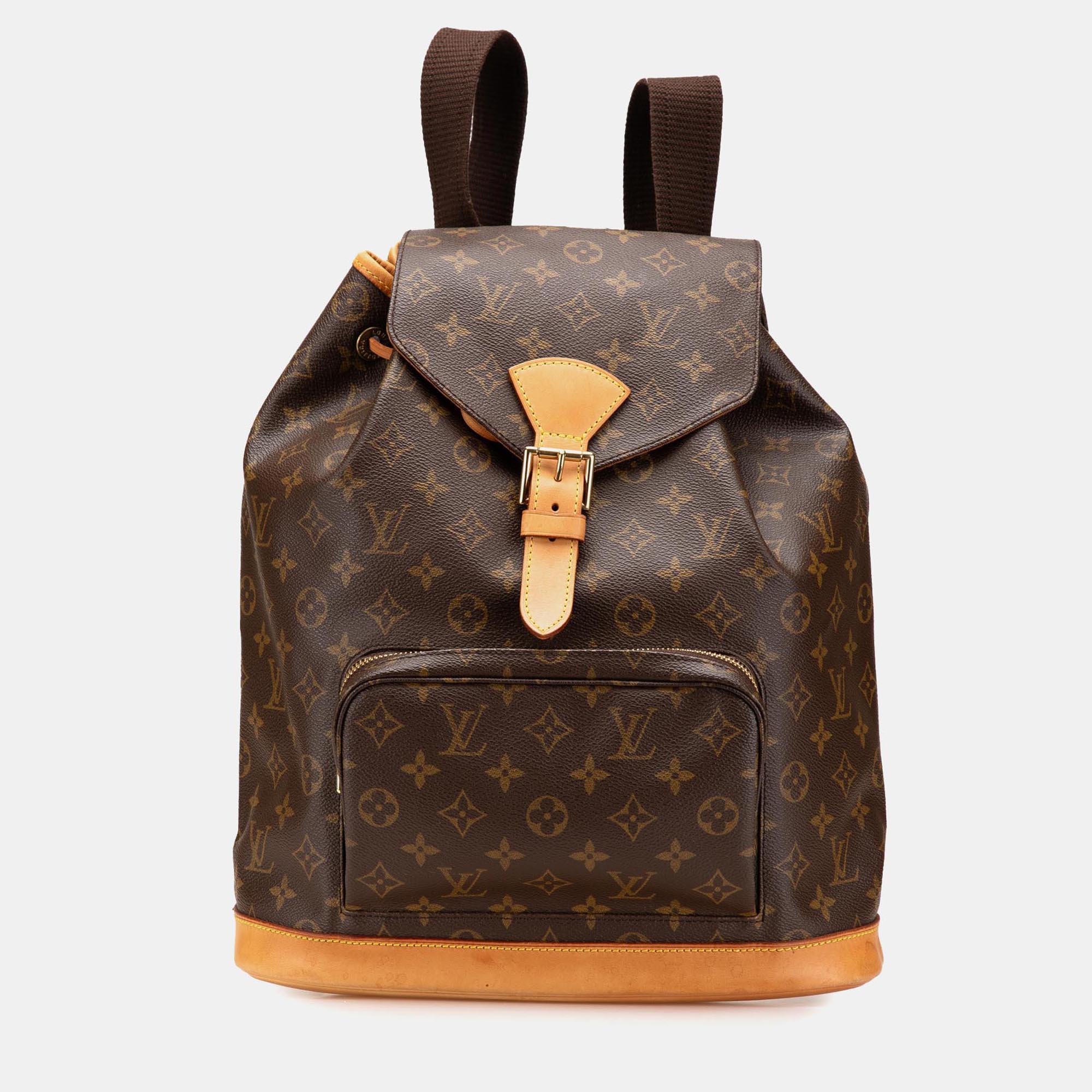 

Louis Vuitton Brown Monogram Montsouris GM Backpack