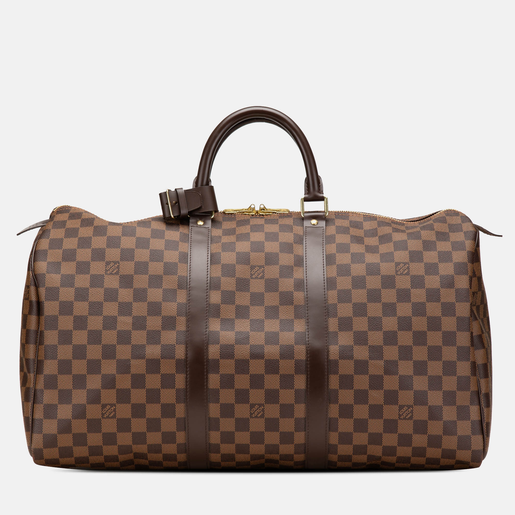 

Louis Vuitton Brown Damier Ebene Keepall 50