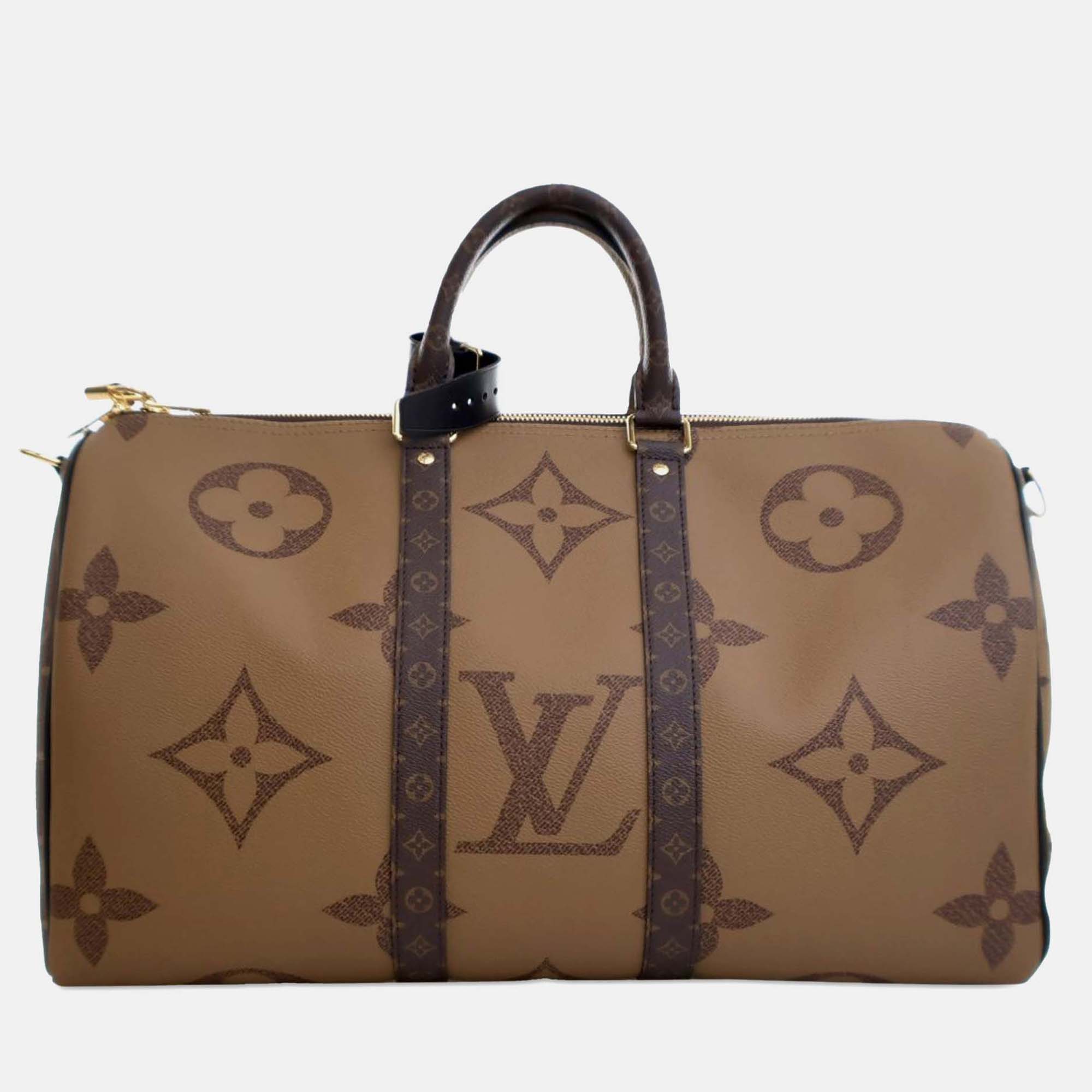 

Monogram Giant Reverse Keepall Bandouliere 45, Brown