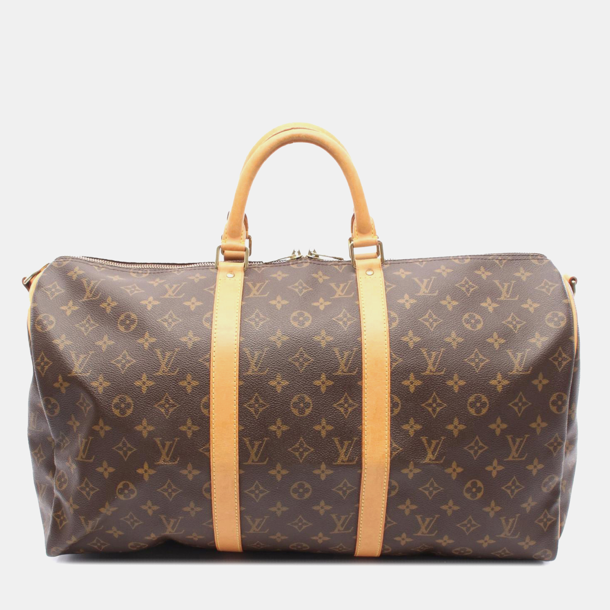 

Louis Vuitton Monogram Keepall Bandouliere 50, Brown