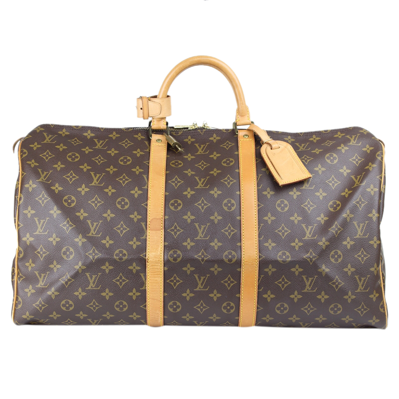 Louis Vuitton Monogram Canvas Keepall 55 Bag