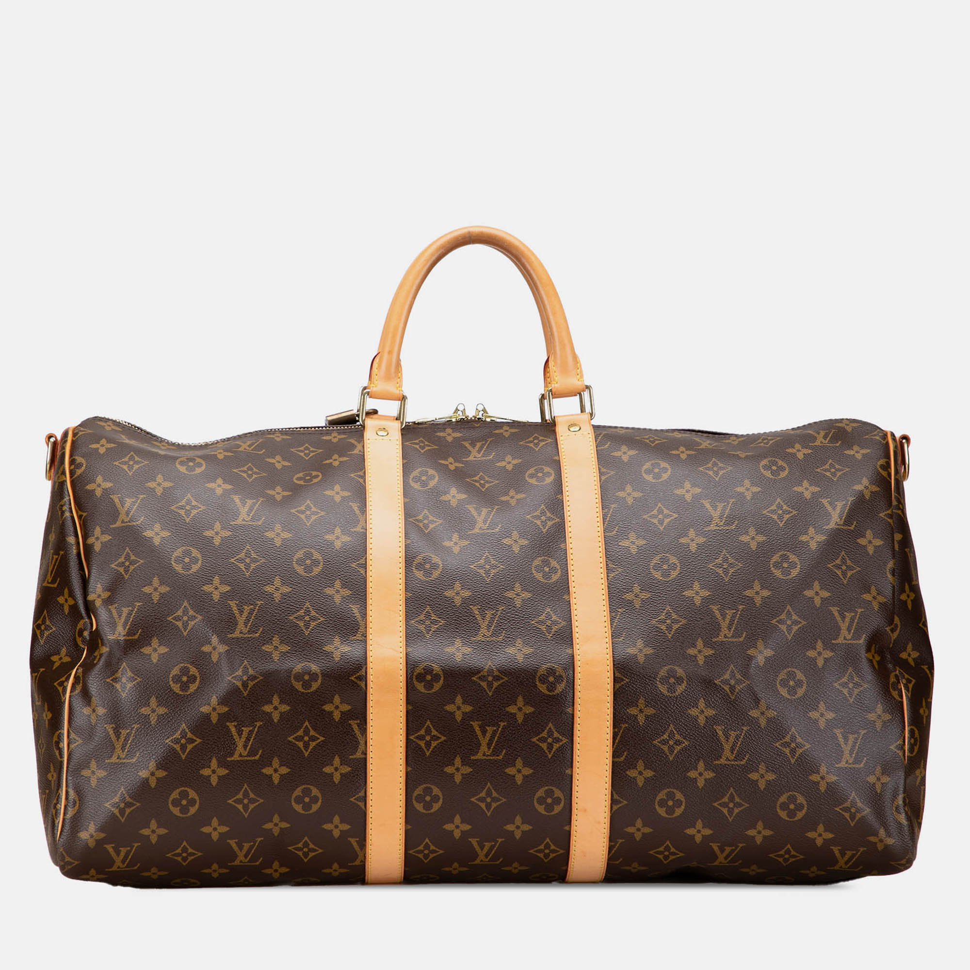 

Louis Vuitton Monogram Keepall Bandouliere 55, Brown