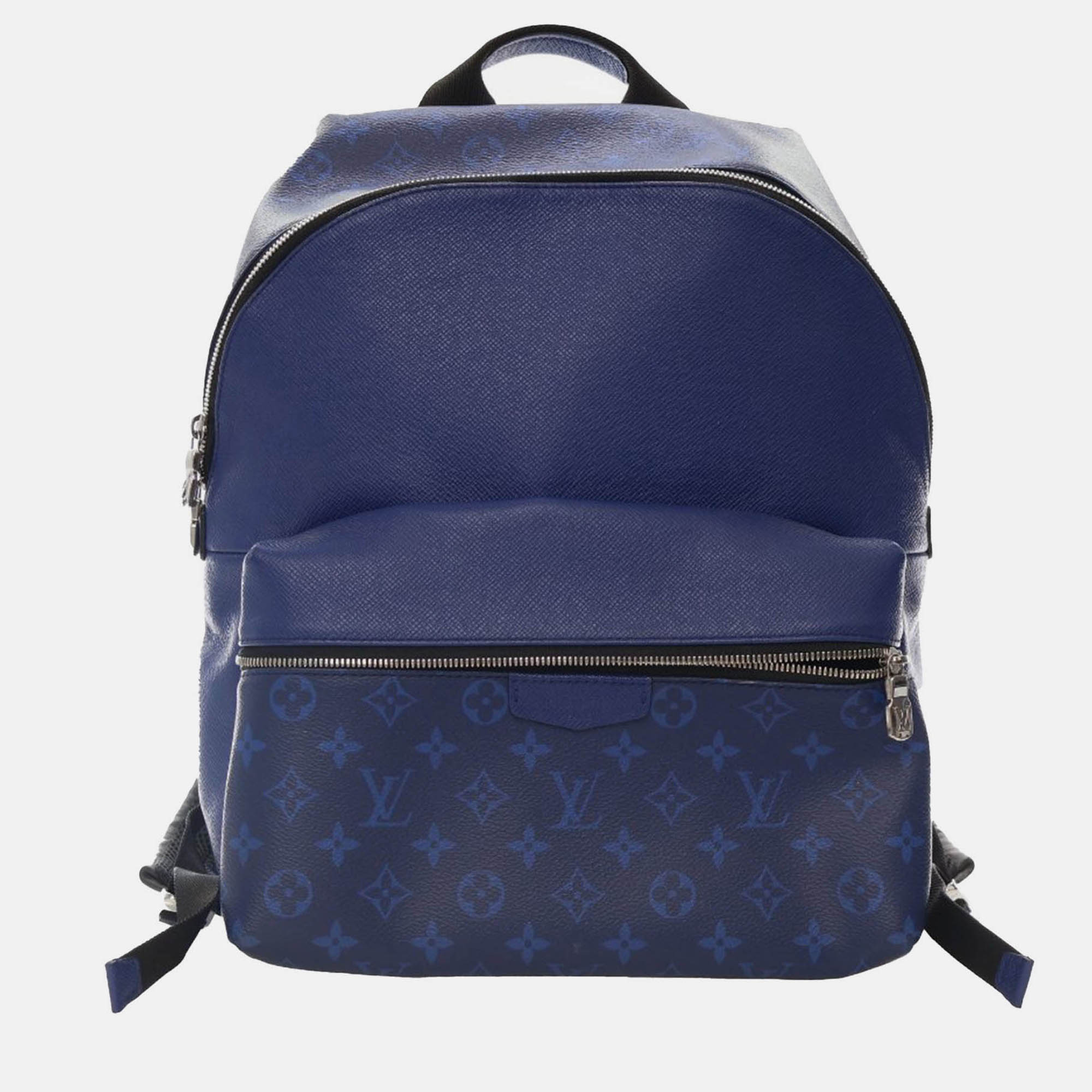 

Louis Vuitton Blue Monogram Taigarama Discovery Backpack