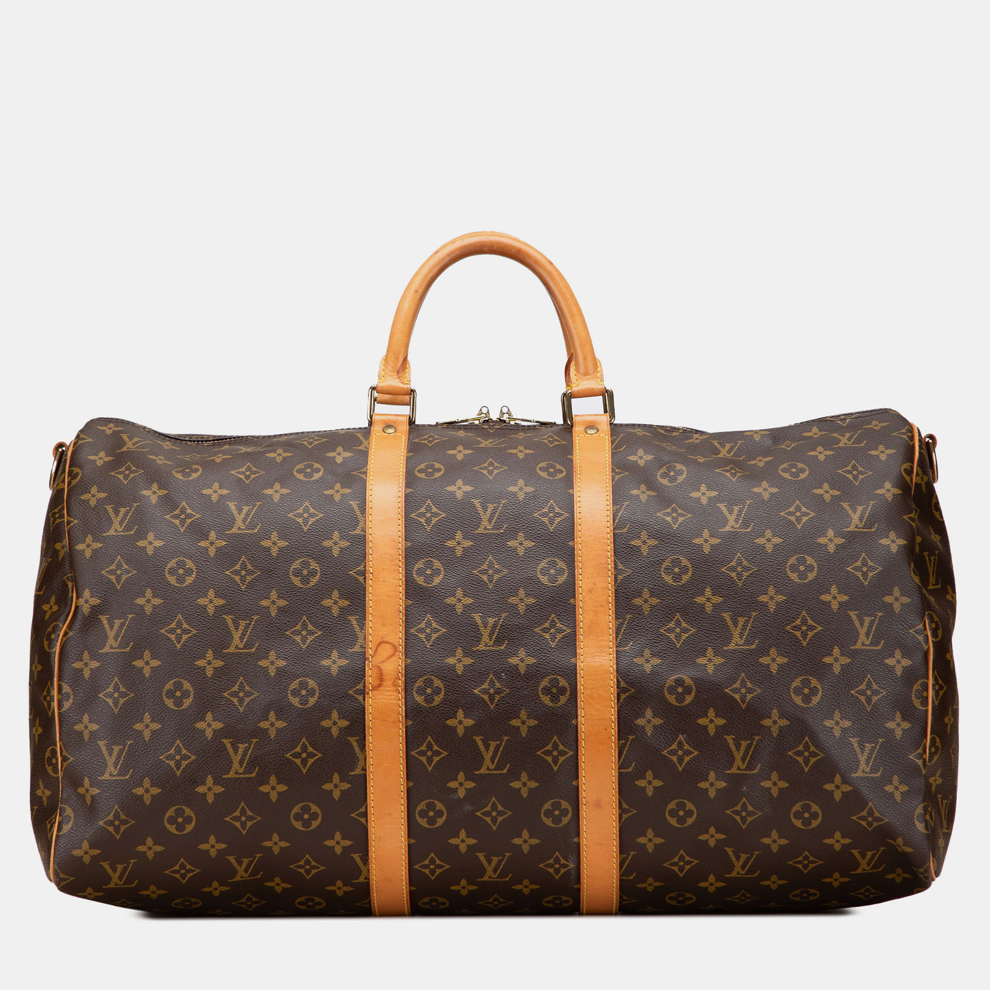 

Louis Vuitton Monogram Keepall Bandouliere 55, Brown