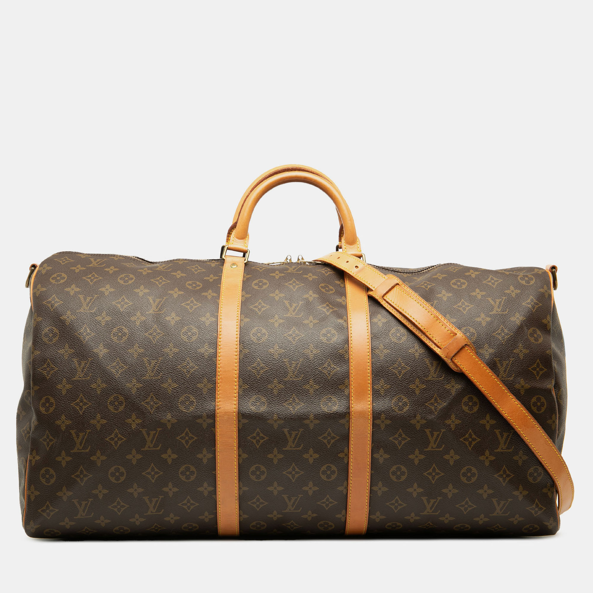 

Louis Vuitton Monogram Keepall Bandouliere 60, Brown