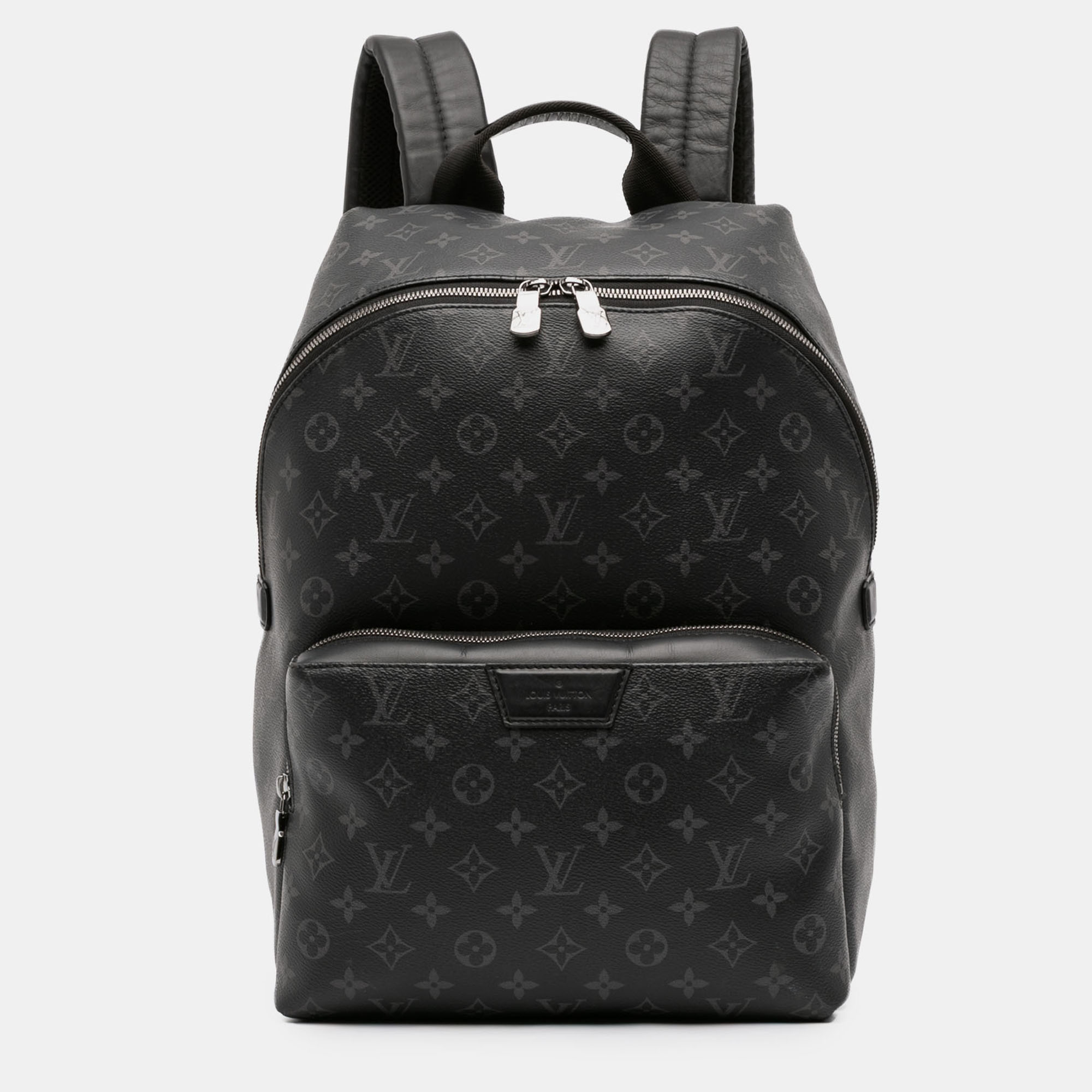 Pre-owned Louis Vuitton Black Monogram Eclipse Discovery Backpack