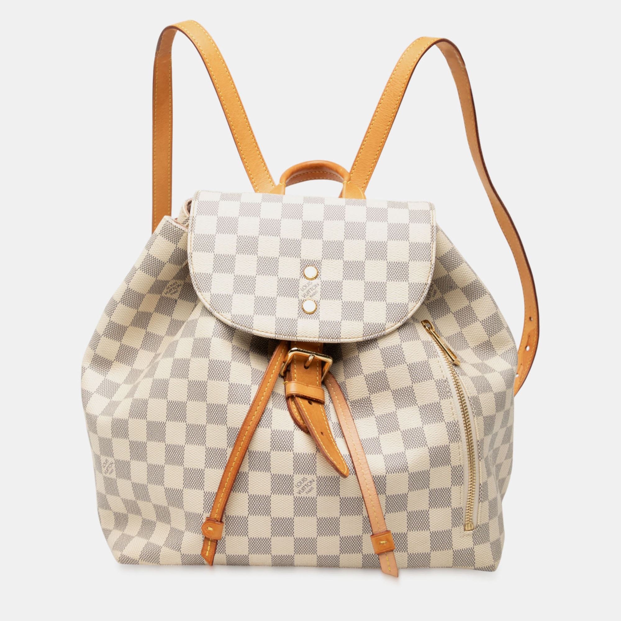 

Louis Vuitton Sperone Damier Azur Coated Canvas Backpack, White