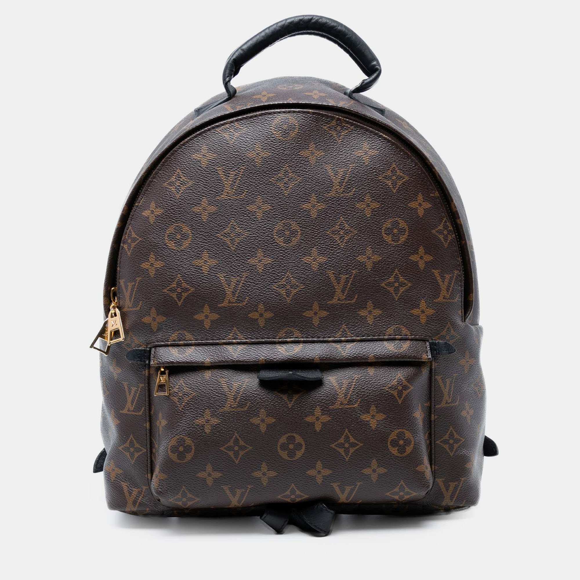 Pre-owned Louis Vuitton Brown Monogram Palm Springs Backpack Mm