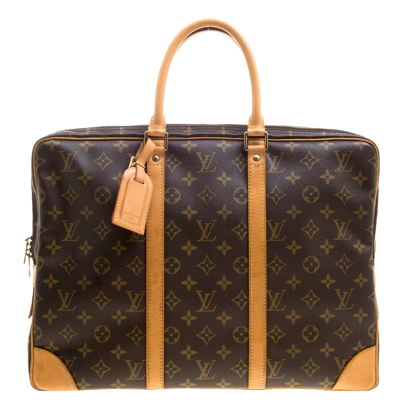 canvas louis vuitton briefcase