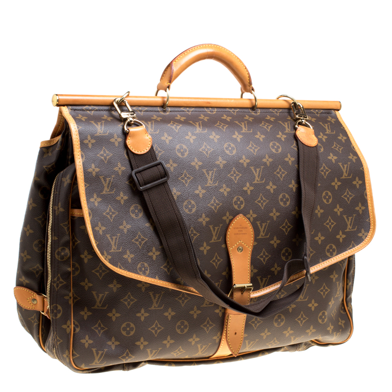 Louis Vuitton, Bags, Vintage Monogram Canvas Sac Chasse Hunting Bag 863