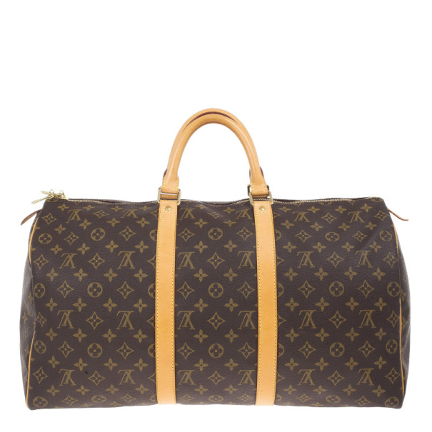 Pre Owned Louis Vuitton Canvas Monogram Keepall 50
