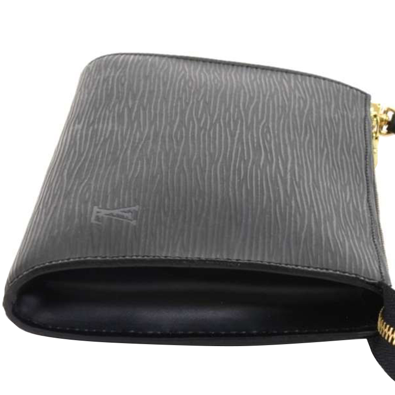 

Louis Vuitton Noir Epi Leather Pochette Accessoires 24, Black