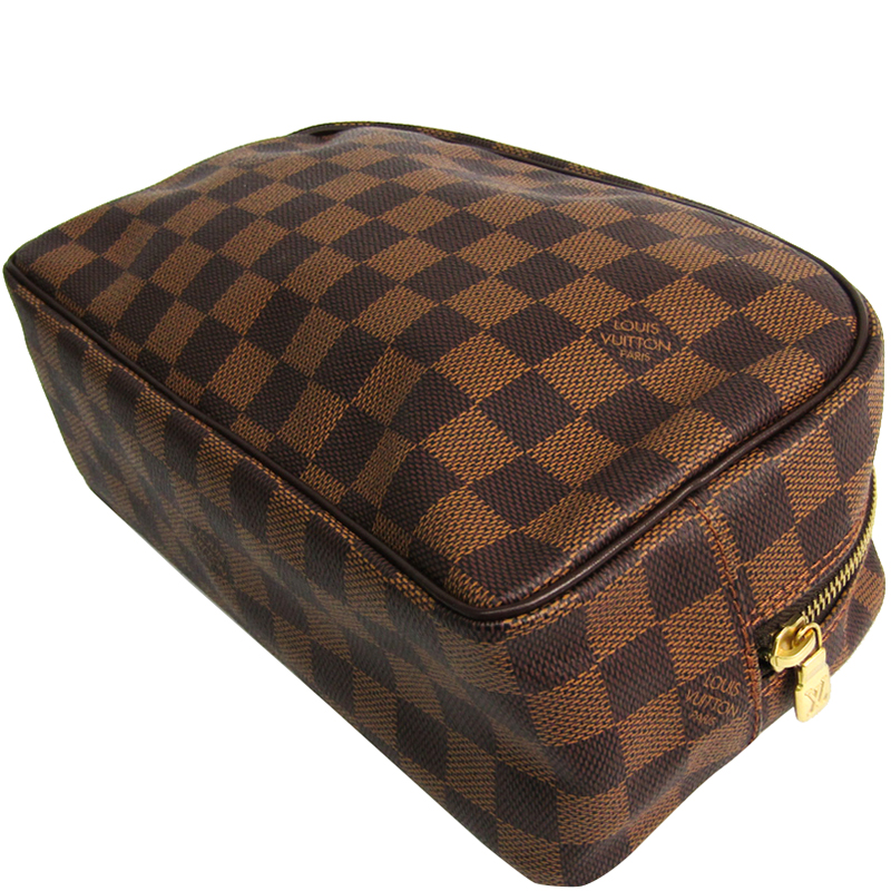 

Louis Vuitton Damier Ebene Canvas Toiletry Bag 25, Brown