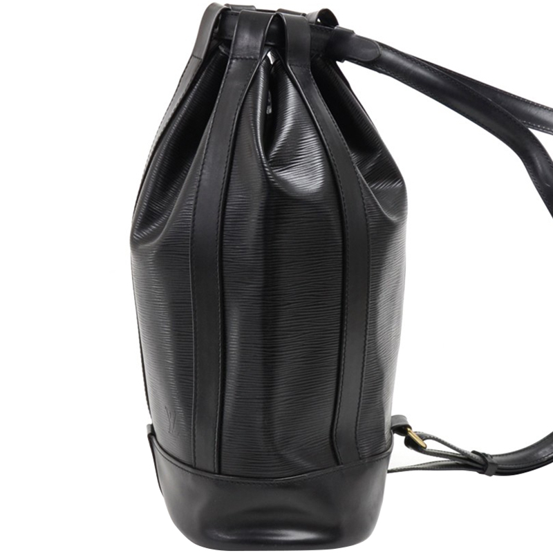 

Louis Vuitton Noir Epi Leather Randonnee PM Bag, Black