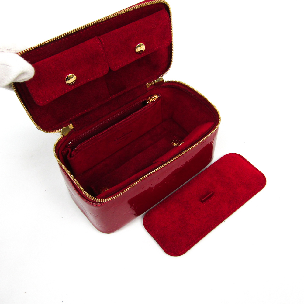 Louis Vuitton Purple Monogram Vernis Jewelry Case Mini QJAALM3AUB014