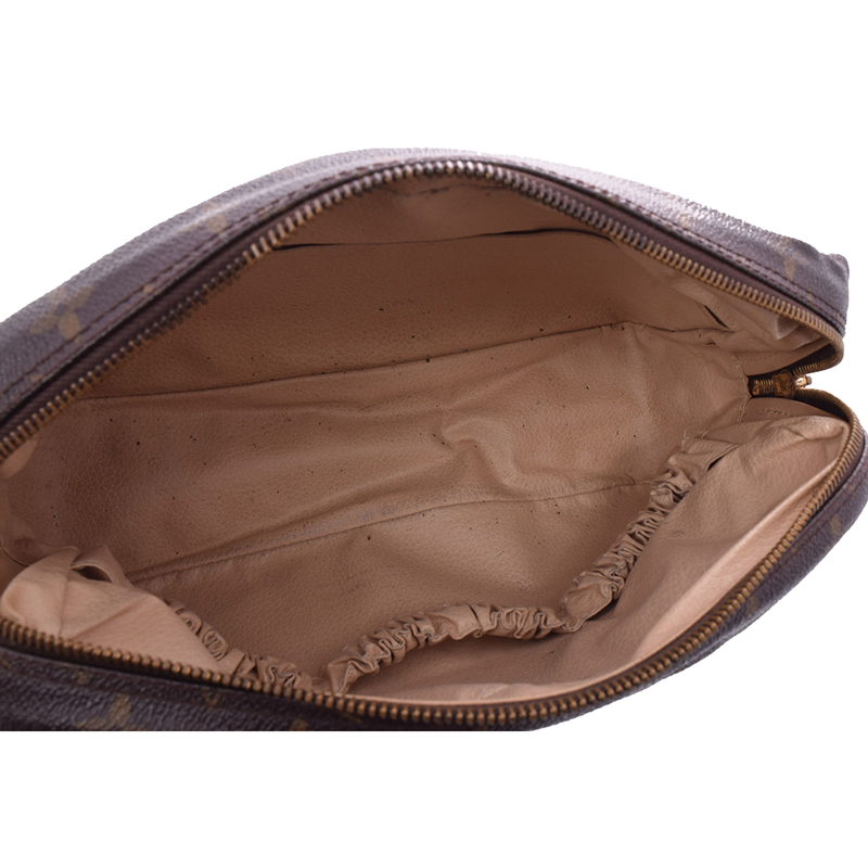 

Louis Vuitton Monogram Canvas Trousse Toilette 28 Cosmetic Case, Brown