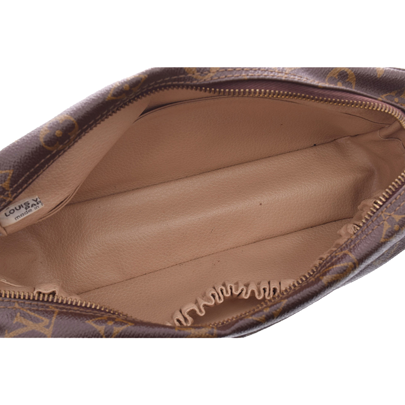 

Louis Vuitton Monogram Canvas Trousse Toilette 28 Cosmetic Case, Brown
