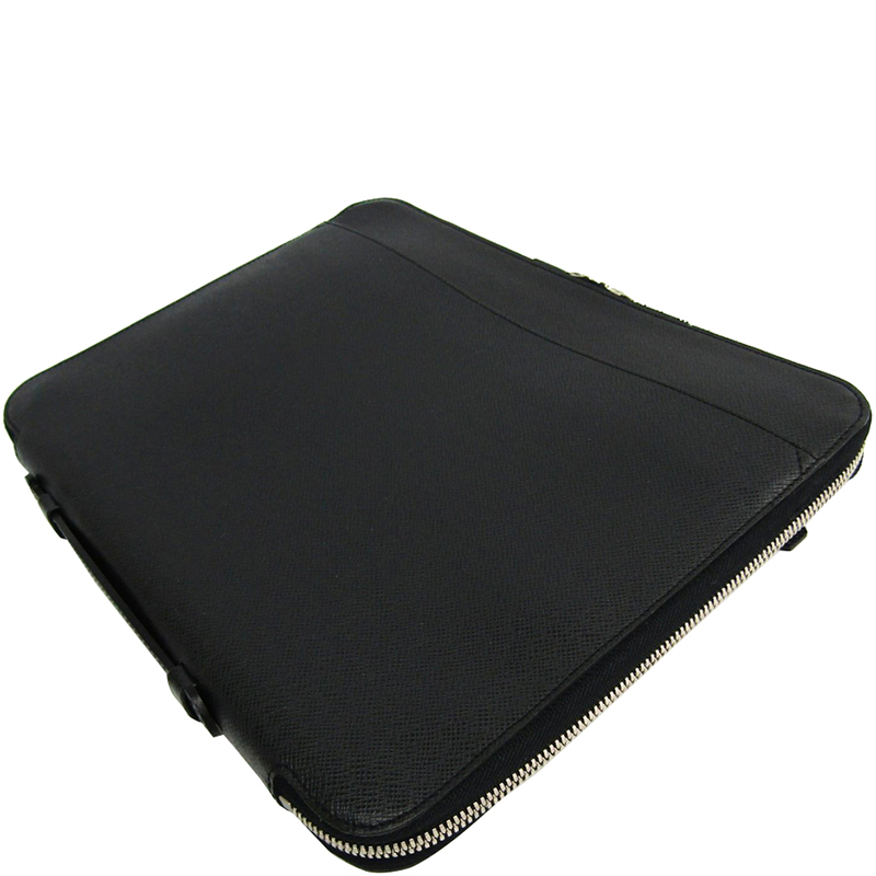 

Louis Vuitton Ardoise Taiga Leather Vladimir Portfolio Briefcase, Black