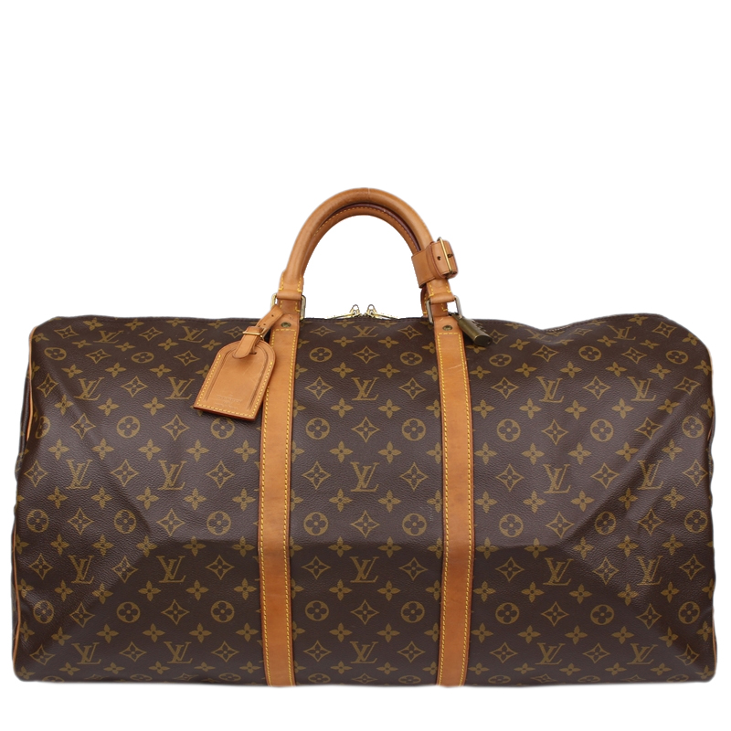 Pre Owned Louis Vuitton Monogram Canvas Keepall 60 Bag