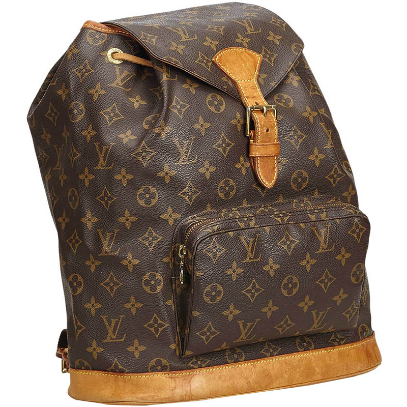

Louis Vuitton Monogram Montsouris Canvas GM Backpack, Brown