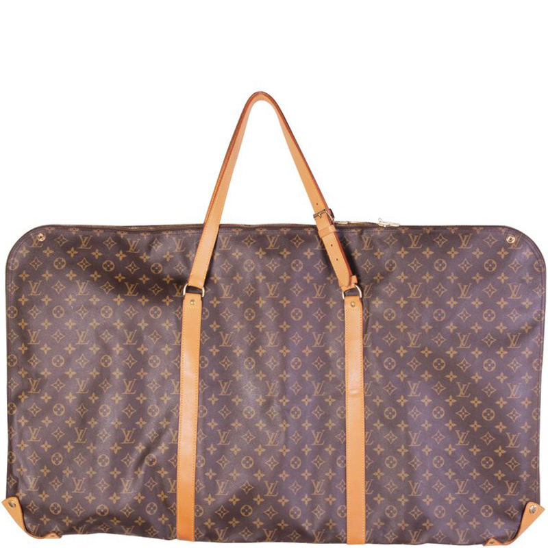 

Louis Vuitton Monogram Canvas Garment Suits Cover Boston Bag, Brown