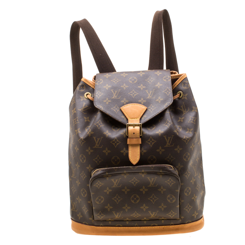Pre Owned Louis Vuitton Monogram Canvas Montsouris GM Backpack