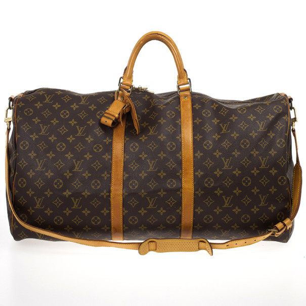 Pre Owned Louis Vuitton Monogram Keepall Bandouliere 60