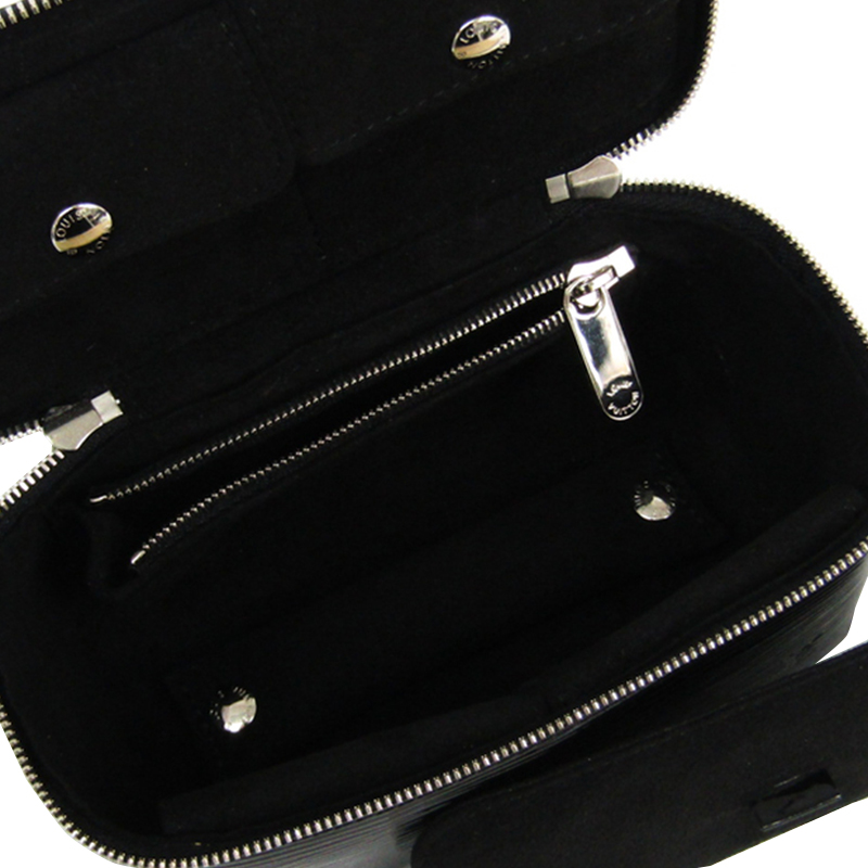 

Louis Vuitton Noir Epi Leather Travel Case, Black