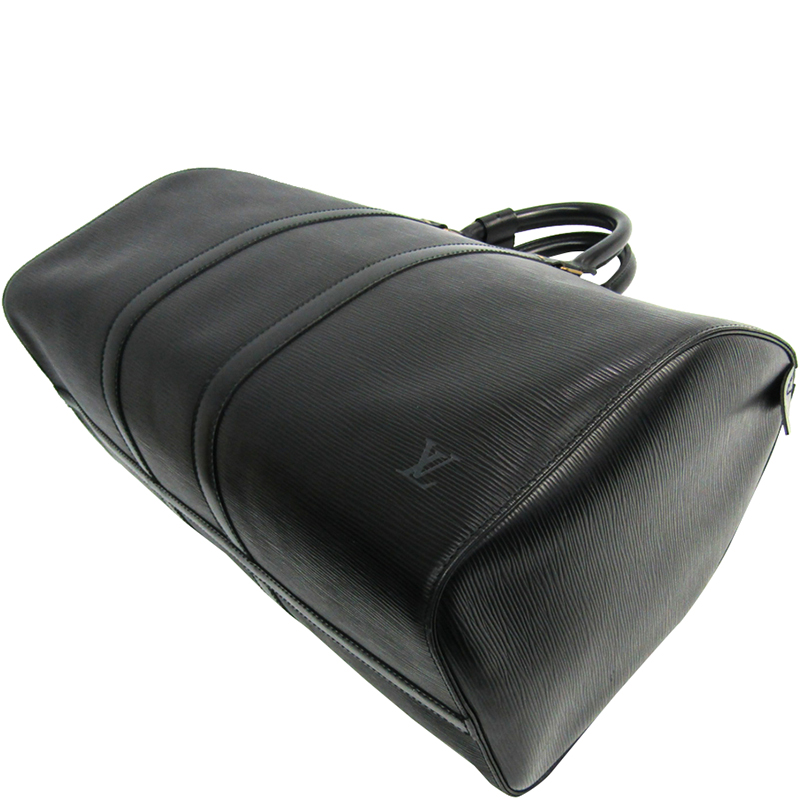 

Louis Vuitton Black Epi Leather Keepall 45 Bag