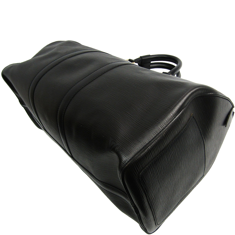 

Louis Vuitton Black Epi Leather Keepall 50 Bag