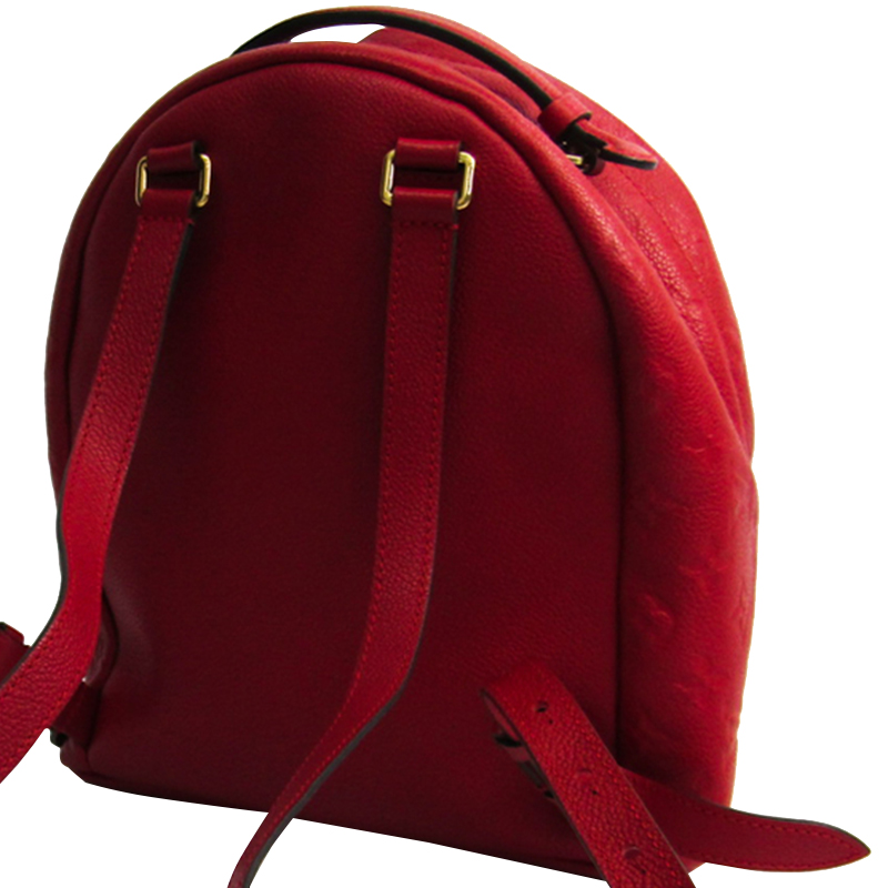 

Louis Vuitton Ceris Monogram Empreinte Leather Sorbonne Backpack, Red