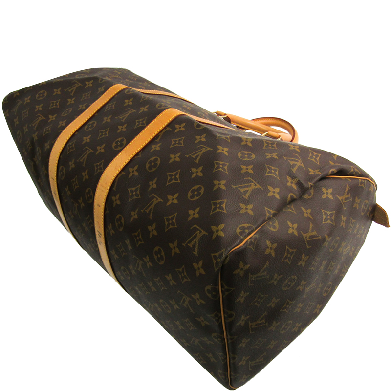 

Louis Vuitton Monogram Canvas Keepall 55 Bag, Brown