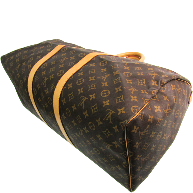 

Louis Vuitton Monogram Canvas Keepall 55 Bag, Brown